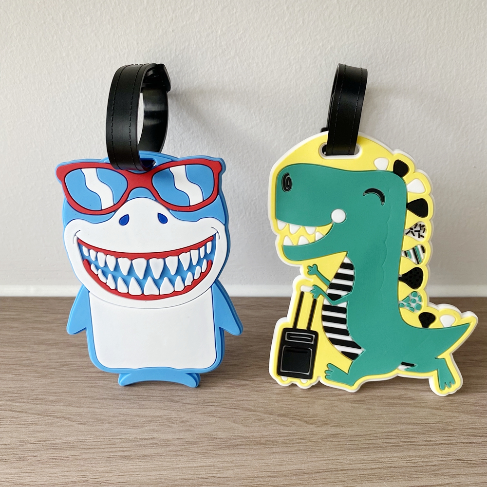 Travel Accessories Sale - 1pc/2pcs Travel Cute Dinosaur Luggage Tag