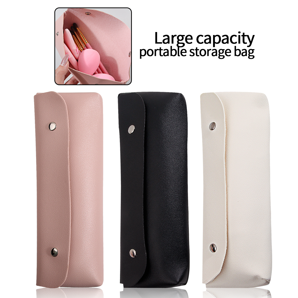 Travel Accessories Toiletries - Large-capacity makeup brush storage bag, travel