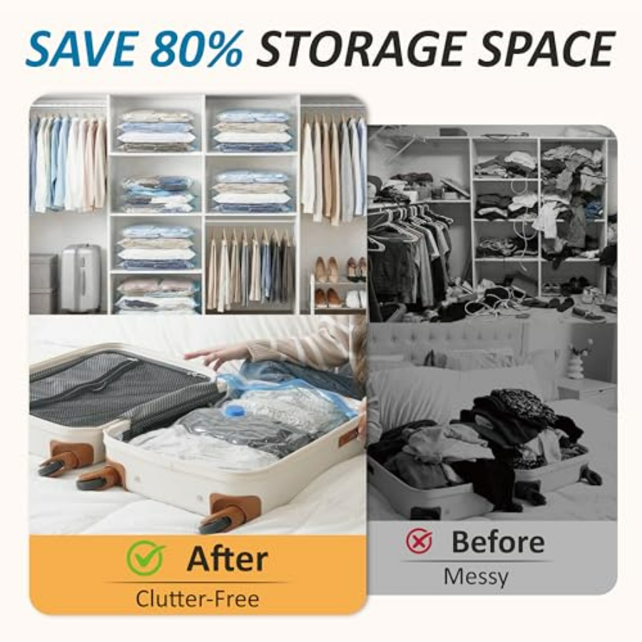 Vacuum Storage Bags, 80% Compr – Compression Bag Vacuum Bewertung und Preis