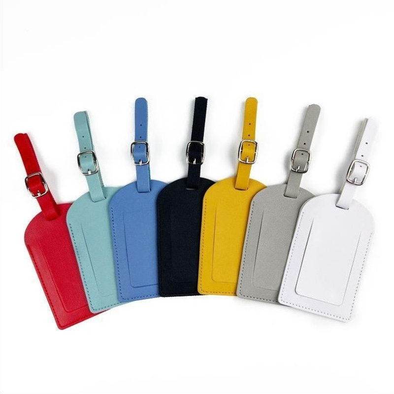 Women Men Luggage Tags PU Leat – Travel Accessories Sale Bewertung und Preis