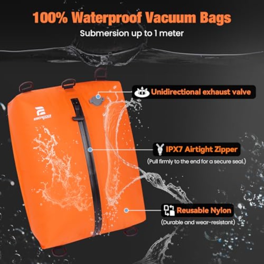 Travel vacuum bags set: reusab – Compression Bag Vacuum Bewertung und Preis