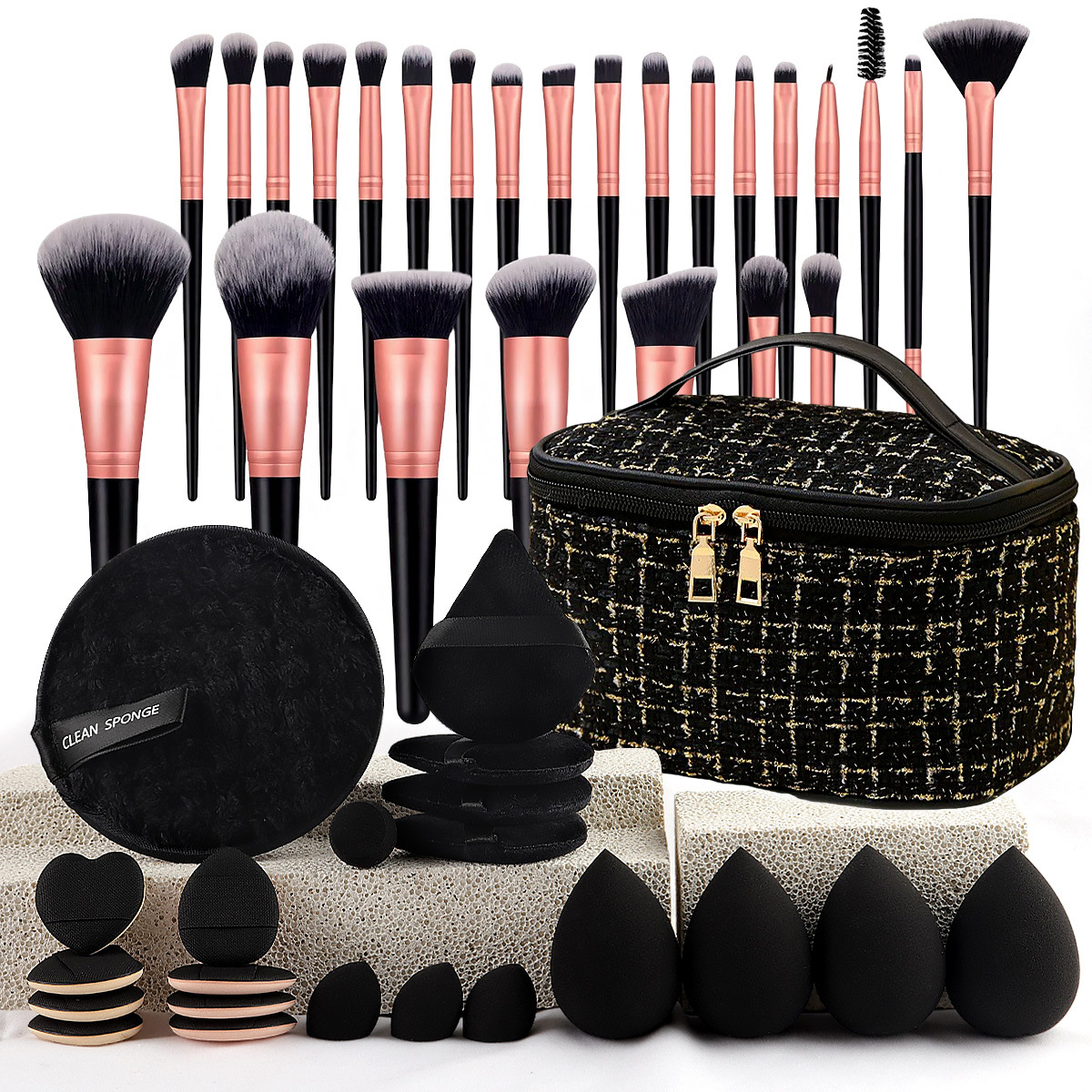Makeup Brush Set Chic Fragranc – Travel Accessories Toiletries Bewertung und Preis