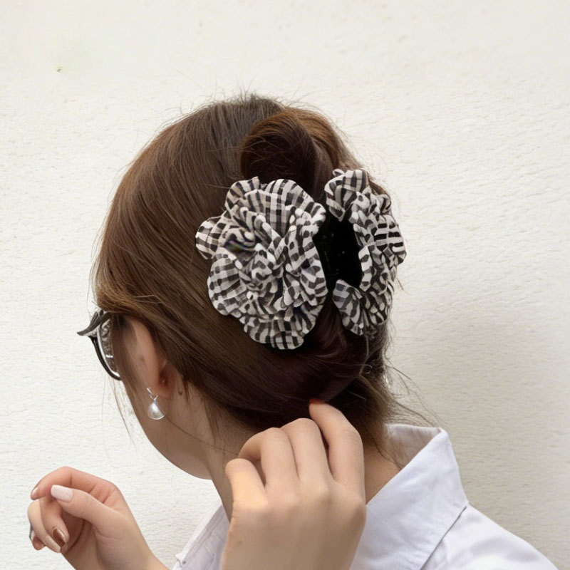 Luxury Houndstooth Flower Hair – Travel Accessories For Girls Bewertung und Preis