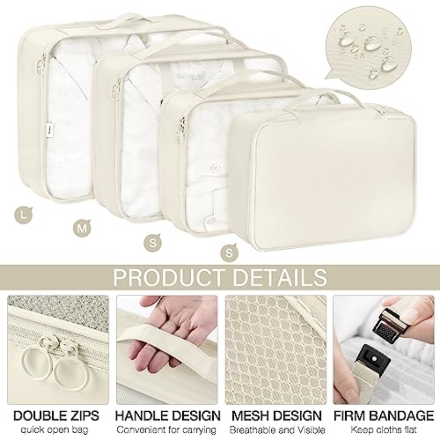 8 Set Packing Cubes for Travel – Travel Accessories Toiletries Bewertung und Preis