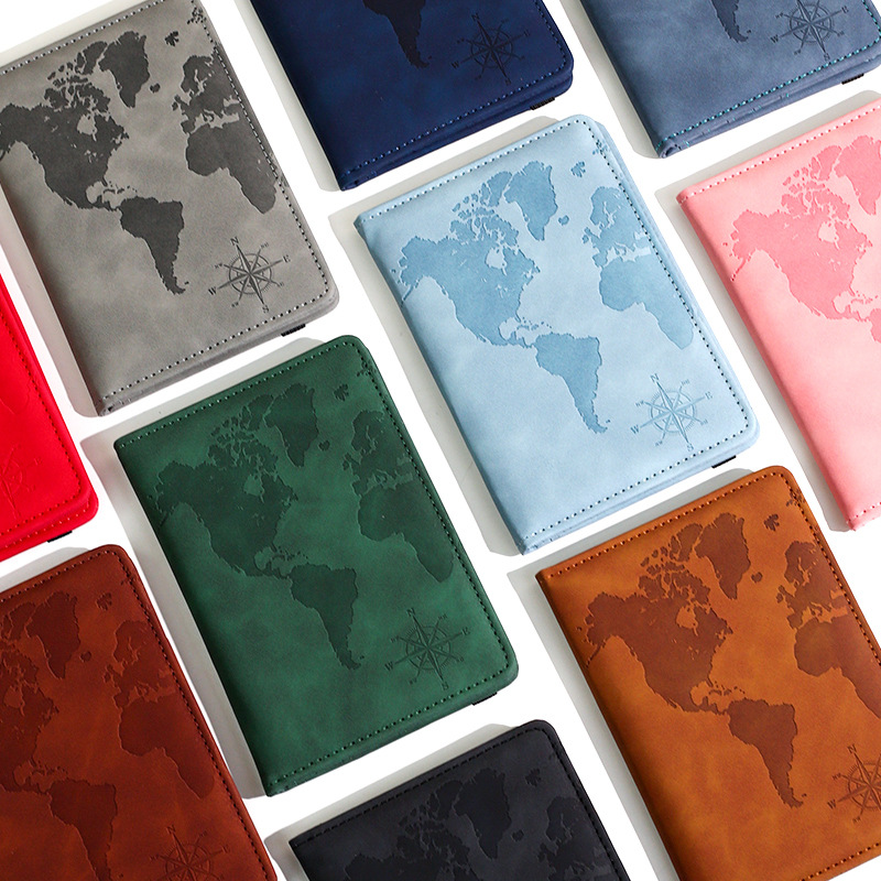 New Map Printed Passport Holde – Travel Accessories On Plane Bewertung und Preis