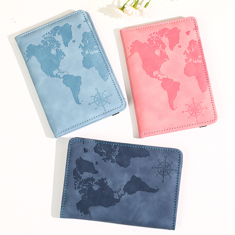 New Map Printed Passport Holde – Travel Accessories On Plane Bewertung und Preis