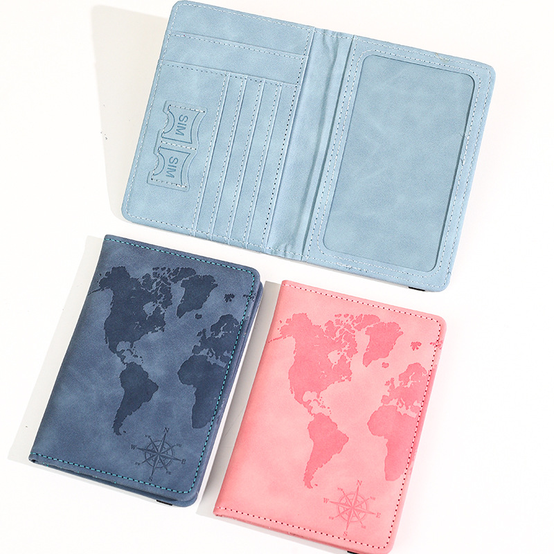 New Map Printed Passport Holde – Travel Accessories On Plane Bewertung und Preis