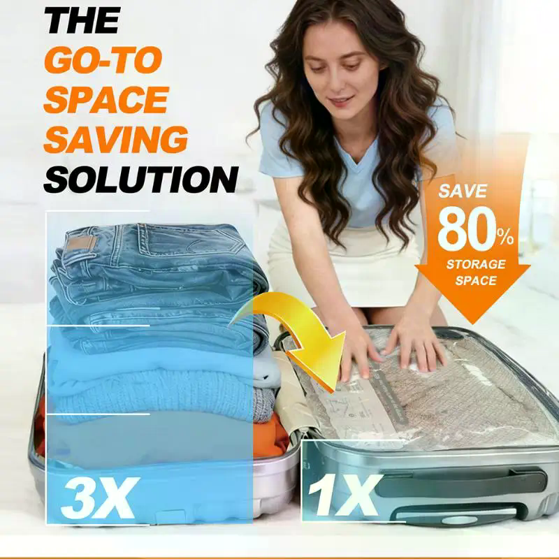 1/6Pcs Vacuum Bags For Travel  – Compression Bag Vacuum Bewertung und Preis