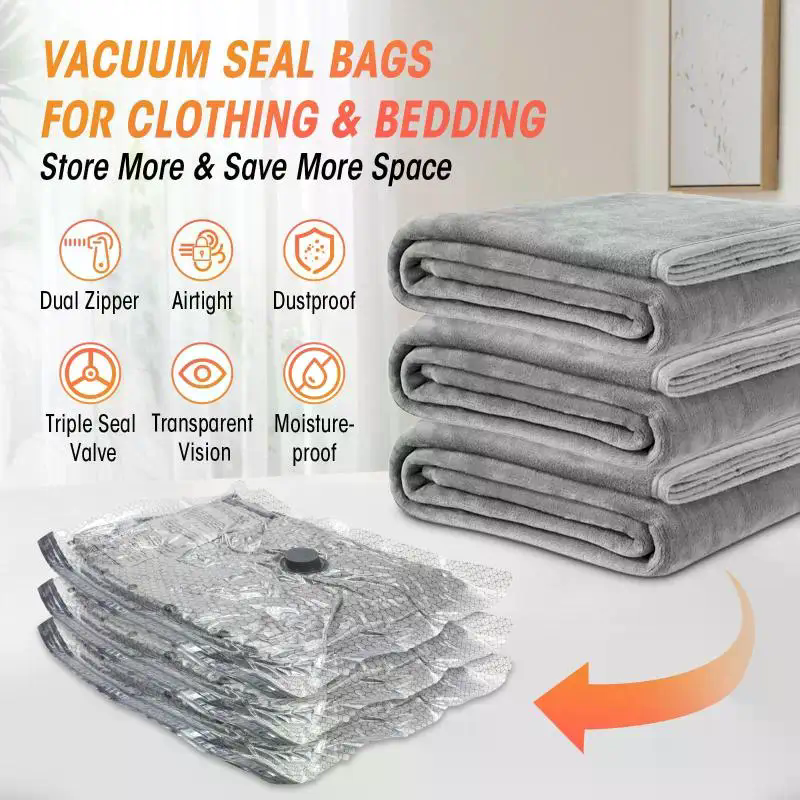 1/6Pcs Vacuum Bags For Travel  – Compression Bag Vacuum Bewertung und Preis