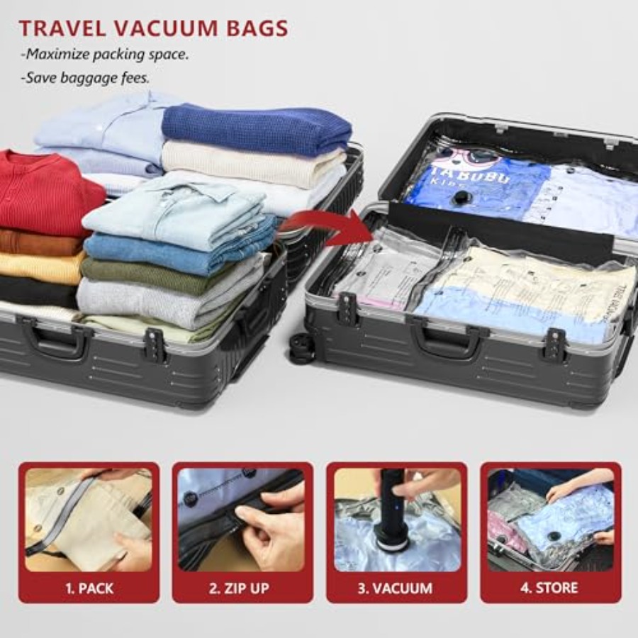 Travel Vacuum Bags for Clothin – Compression Bag Vacuum Bewertung und Preis