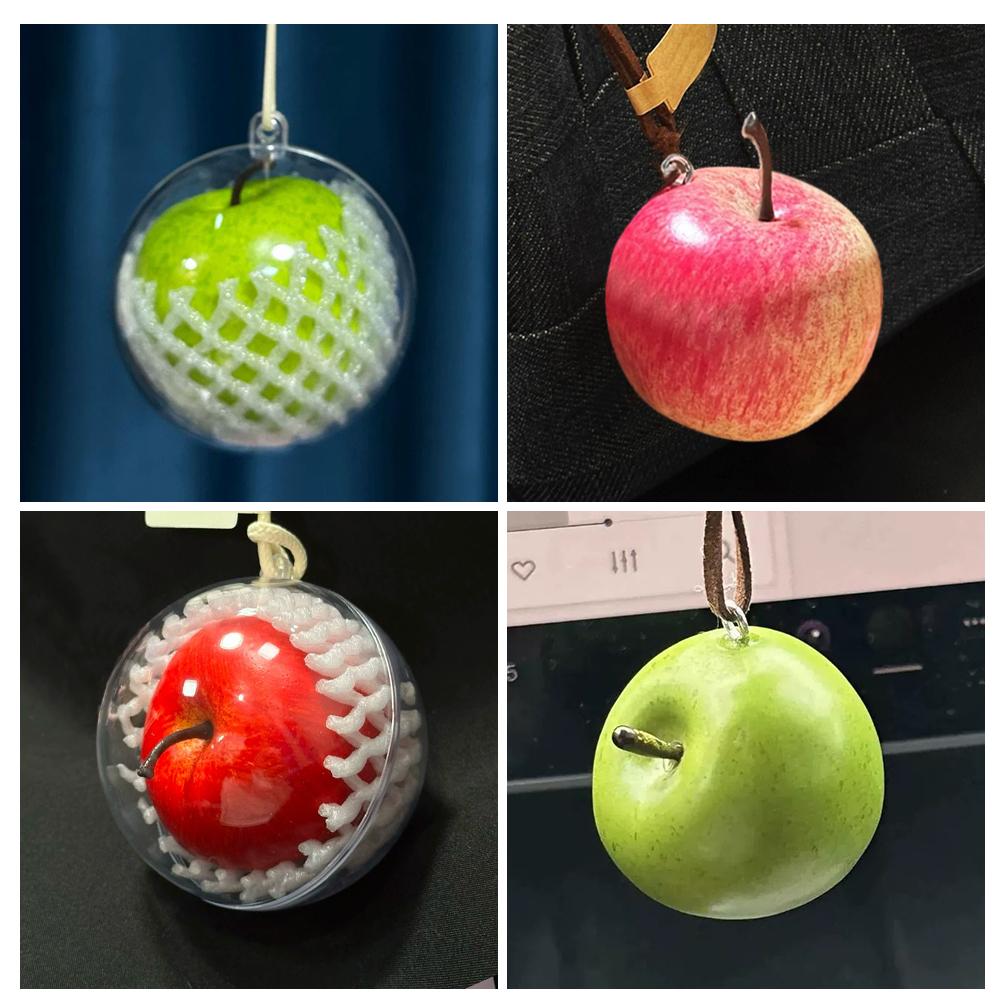 Cute Realistic Fruit Apple Key – Travel Accessories Apple Bewertung und Preis