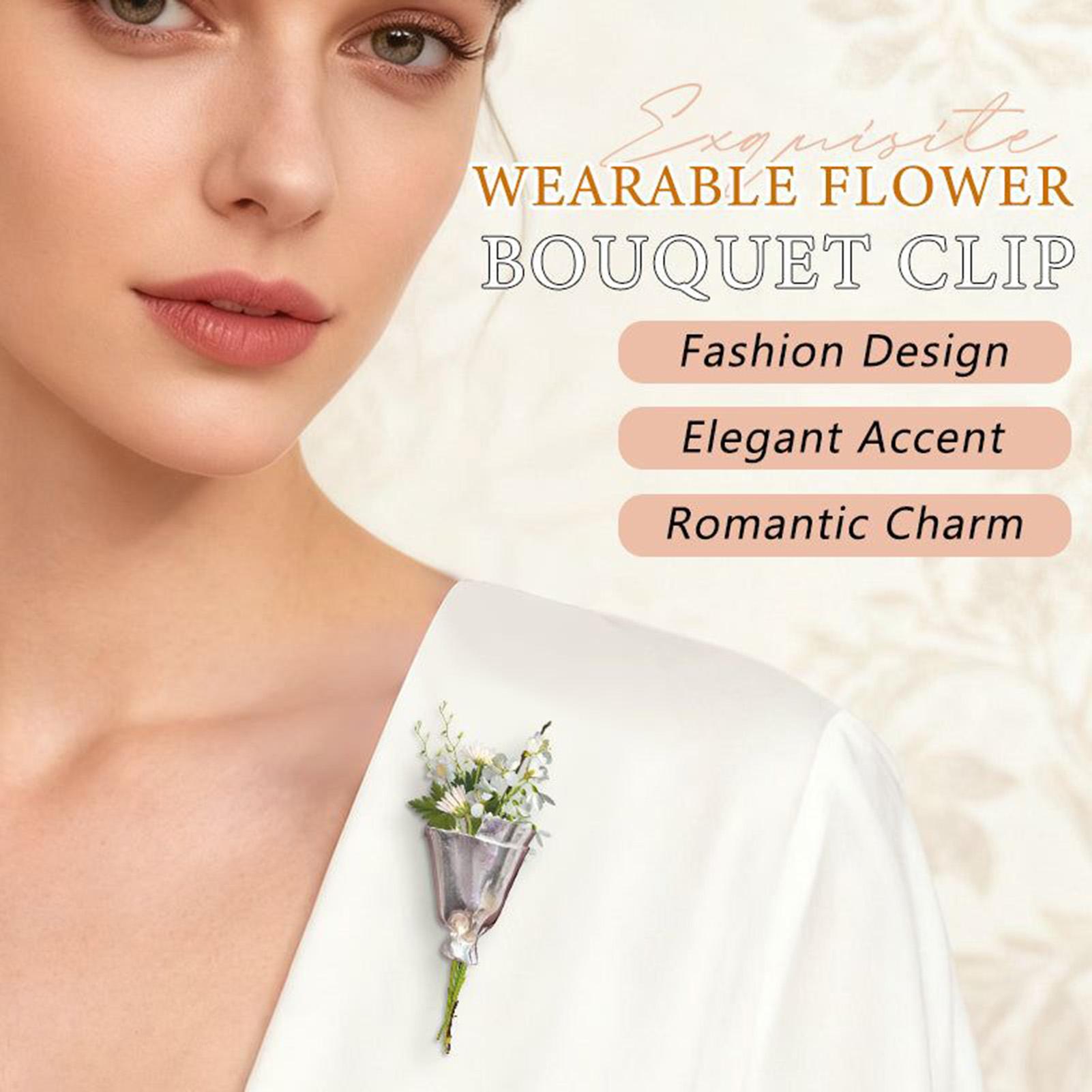 Bouquet Holder Lapel Pins Wedd – Travel Accessories India Bewertung und Preis