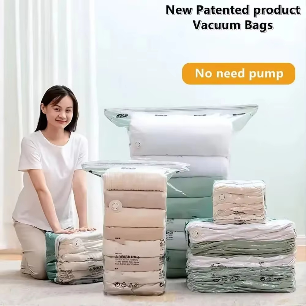 1pc No Need Pump Vacuum Compre – Compression Bag Vacuum Bewertung und Preis