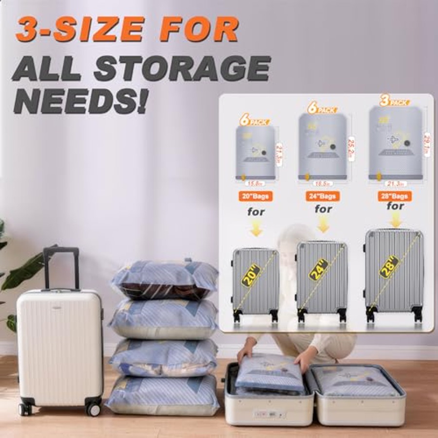 Vacuum Bags for Travel with Wi – Compression Bag Vacuum Bewertung und Preis