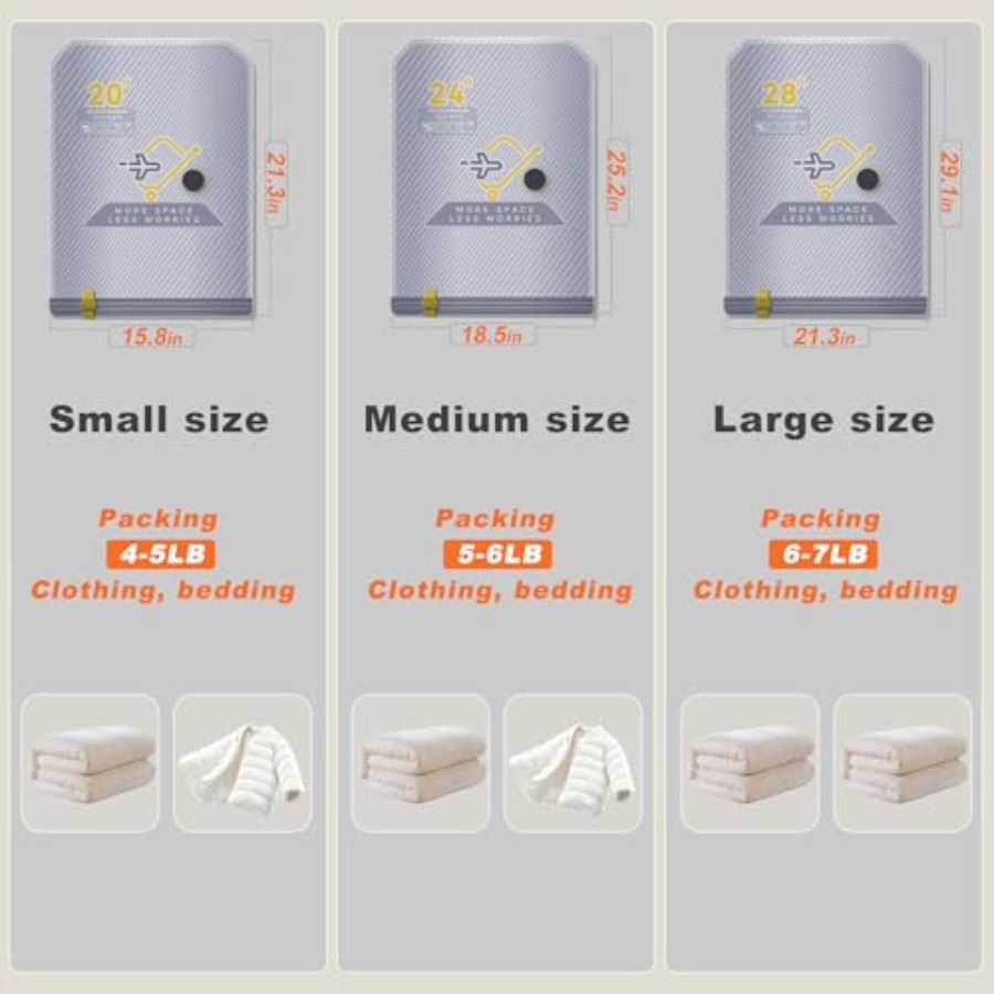 Vacuum Bags for Travel with Wi – Compression Bag Vacuum Bewertung und Preis