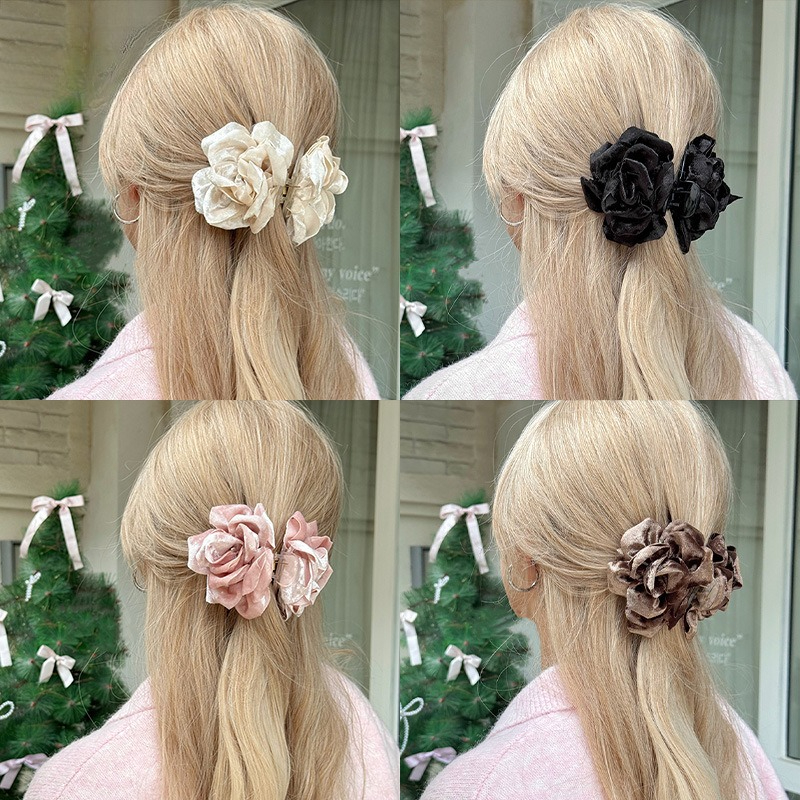 Ins Velvet Rose Hair Claw Clip – Travel Accessories For Girls Bewertung und Preis