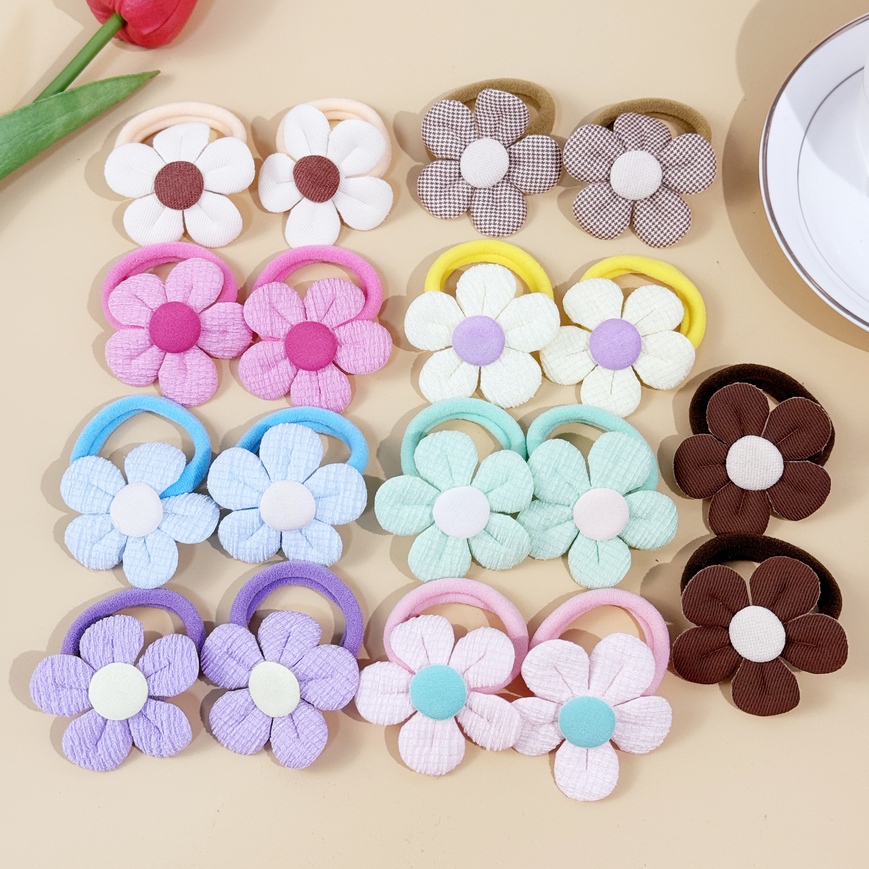 18pcs Sunflower Hair Ties Kids – Travel Accessories For Girls Bewertung und Preis