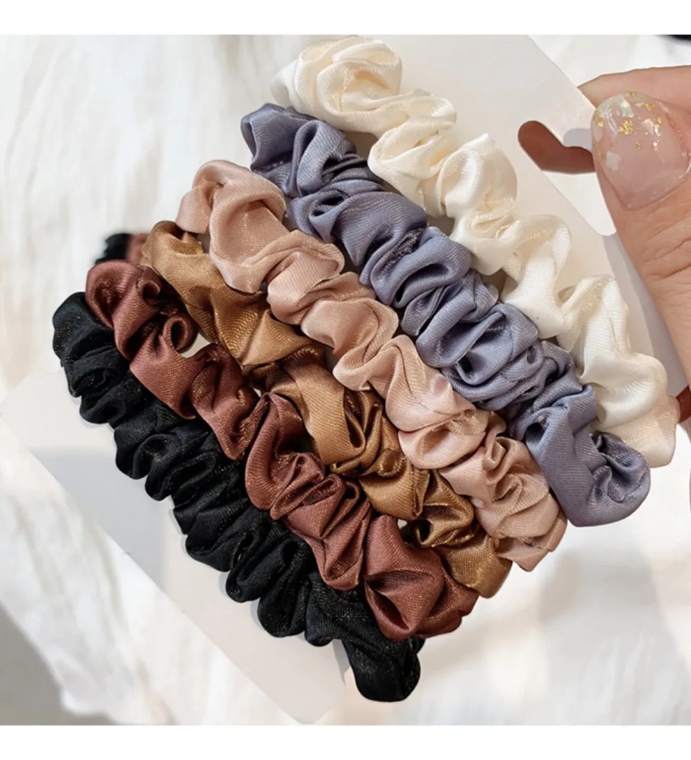 6Pcs Soft Satin Hair Scrunchie – Travel Accessories For Girls Bewertung und Preis