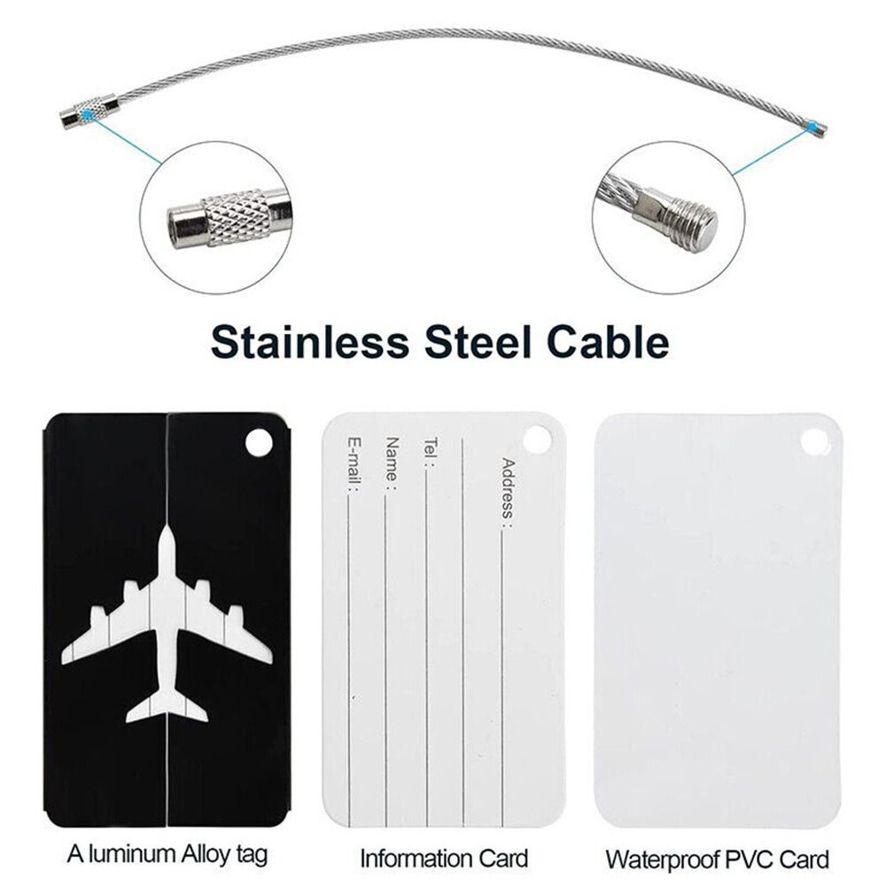 Aluminium Travel Luggage Tags  – Travel Accessories In Bulk Bewertung und Preis