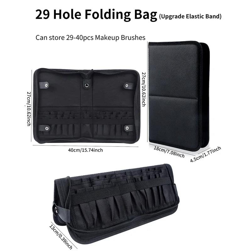 29/23 Holes Foldable Makeup Br – Travel Accessories Toiletries Bewertung und Preis