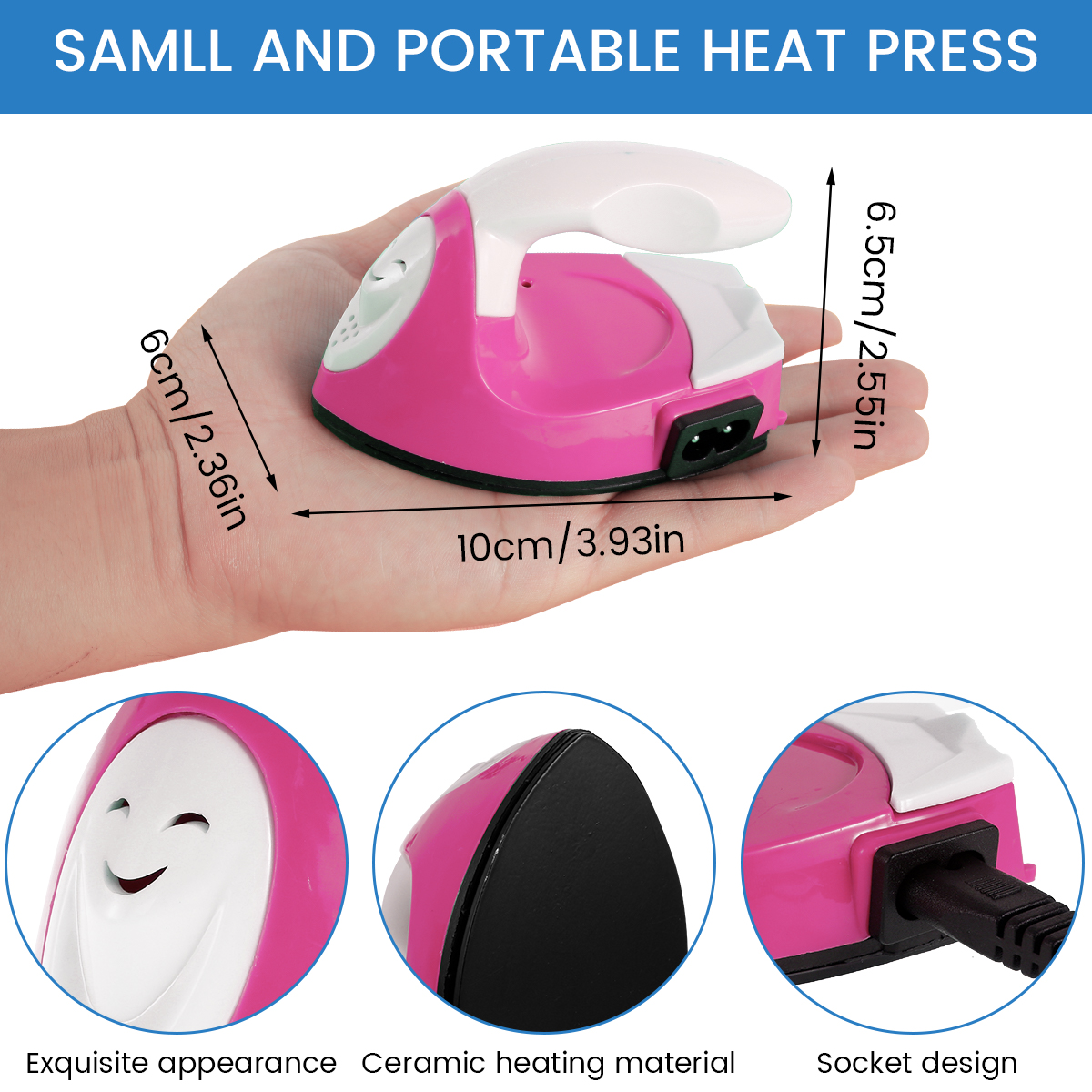 Mini Craft Iron Electric Iron  – Portable Steamer Clothes Bewertung und Preis