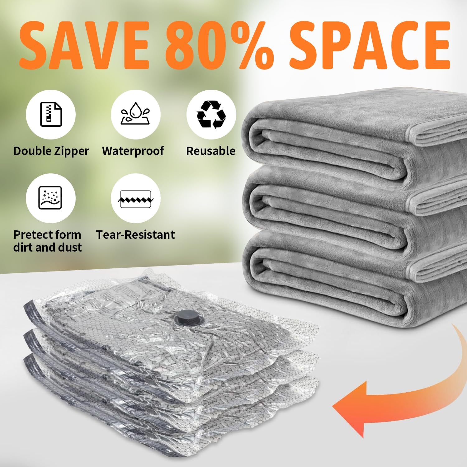 15-Pack Travel Vacuum Storage  – Compression Bag Vacuum Bewertung und Preis