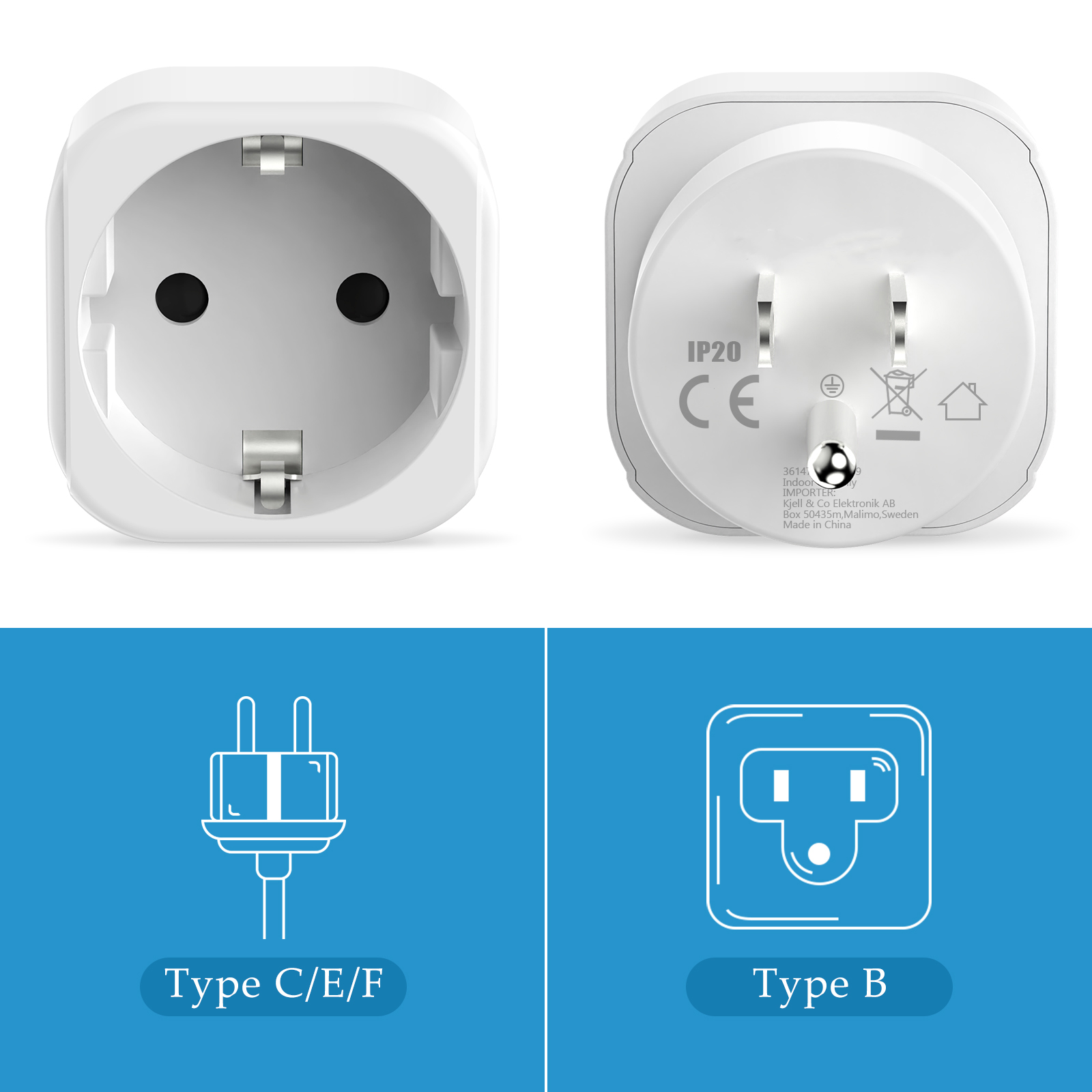2pcs Travel Adapter USA Adapte – Travel Accessories Canada Bewertung und Preis
