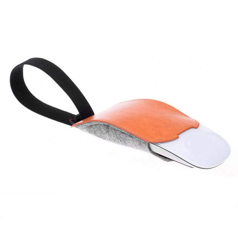 Orange PU Leather Felt Mouse P – Travel Accessories Apple Bewertung und Preis