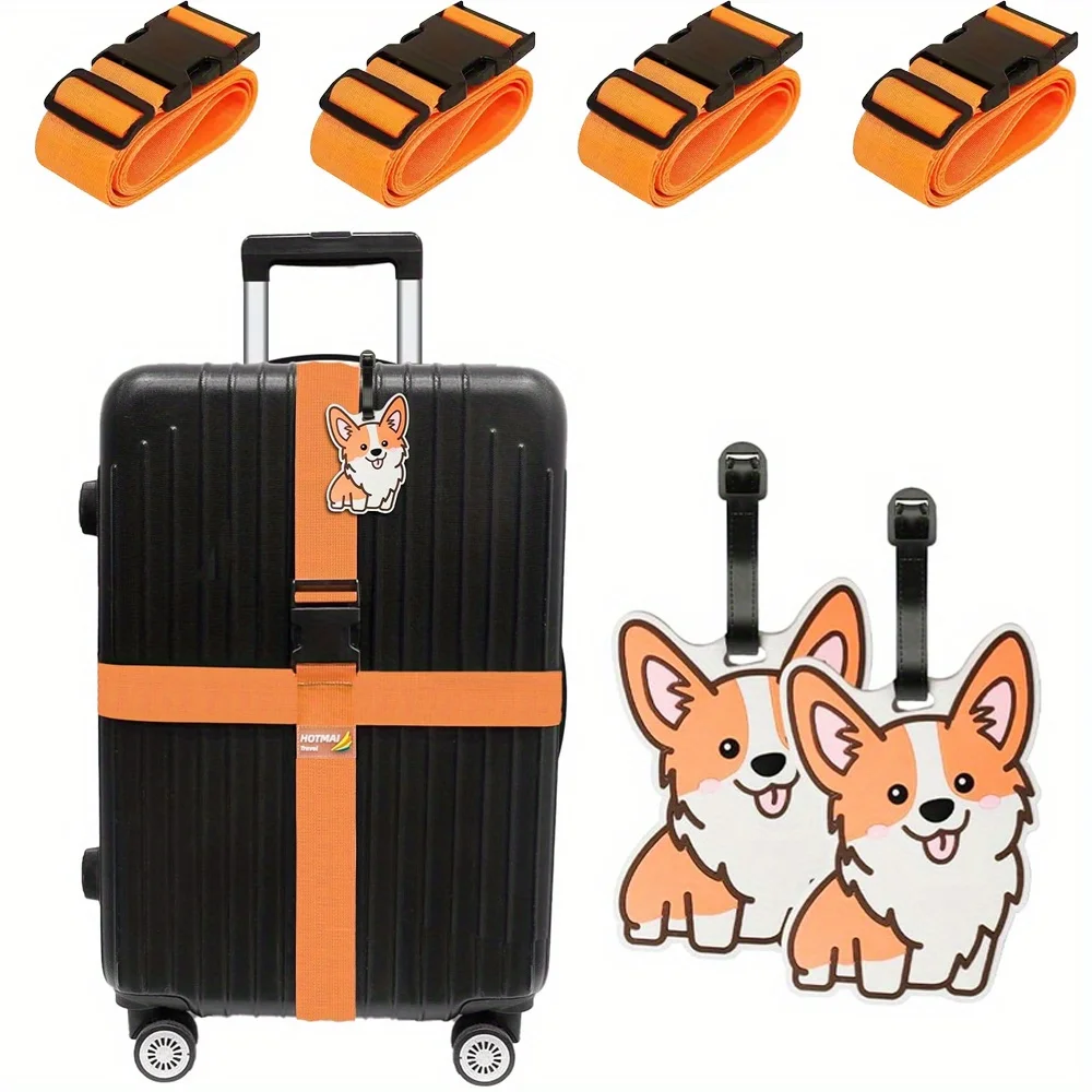6 Pack Luggage Straps Luggage  – Travel Accessories In Bulk Bewertung und Preis